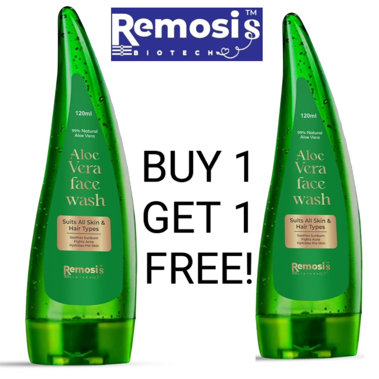 Remosis Pure Aloe Glow Face Wash